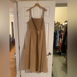 Old navy brown open back dress